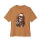 Neon Skull DJ Unisex Oversized Boxy Tee - Toast, 2XL image
