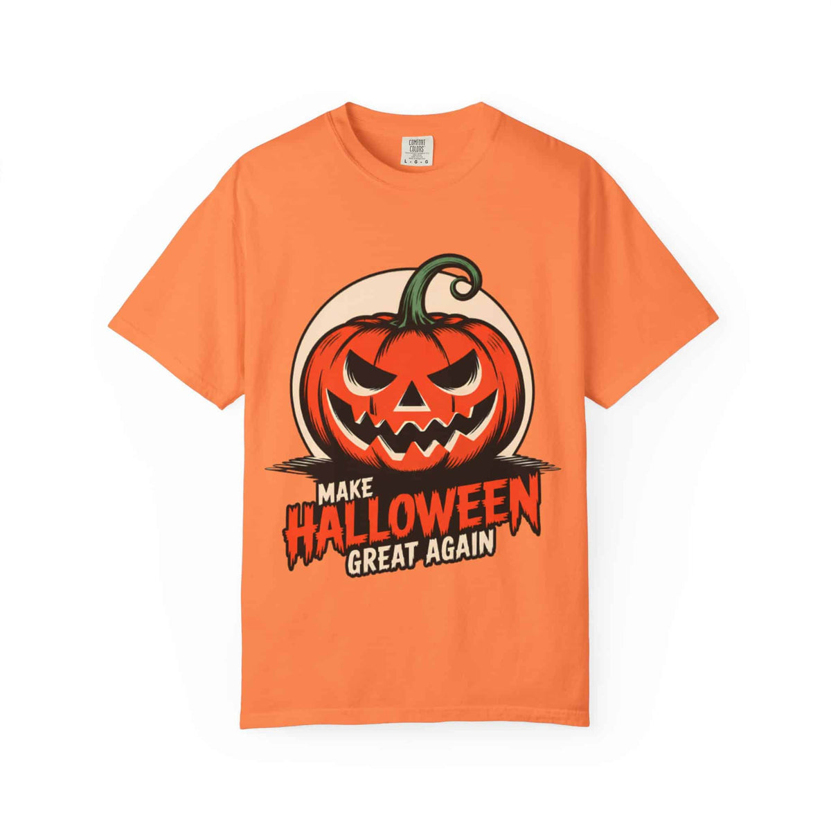 Make Halloween Great Again Unisex Garment-Dyed T-shirt image