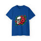 Flower Skull T-Shirt - Royal, 2XL image