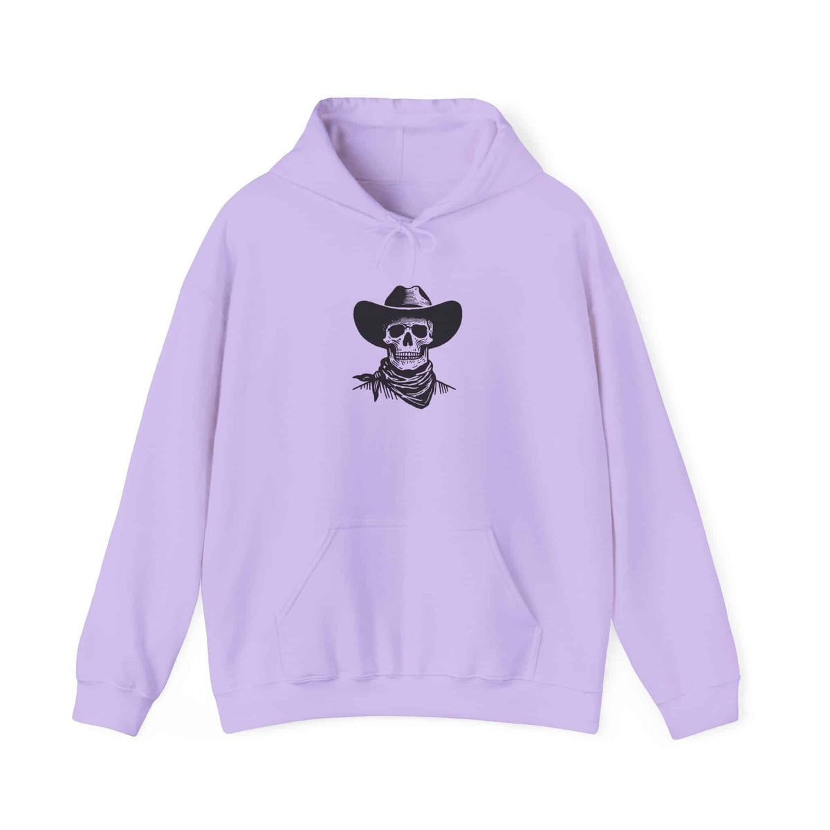 Outlaw Skull Hooded Sweatshirt - L, Orchid image
