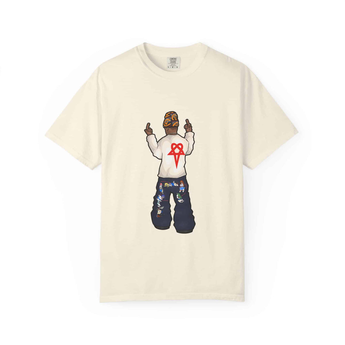 Rebel Attitude Unisex Garment-Dyed T-shirt image
