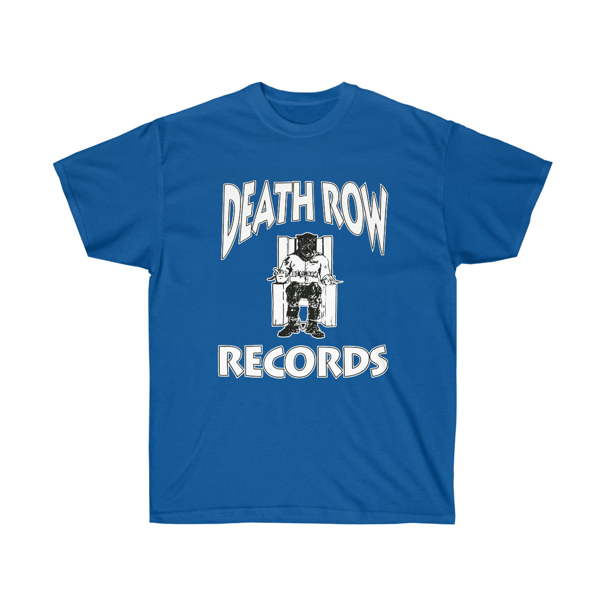 White Death Row Men T-Shirt image 8