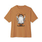 Howdy Ghost Unisex Oversized Boxy Tee - Toast, S image