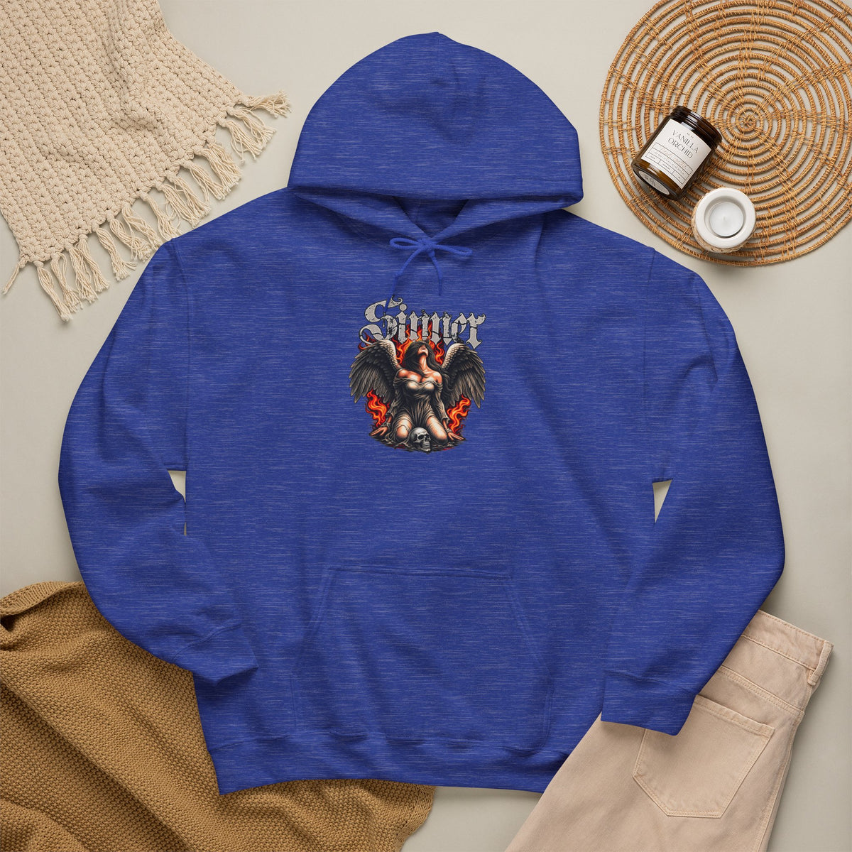 Sinner’s Flame Hooded Sweatshirt image 38