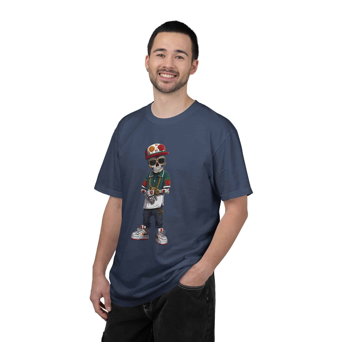 Skull Luxury Unisex Garment-Dyed T-shirt image 64