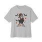 Boy Skeleton Halloween Unisex Oversized Boxy Tee image 20