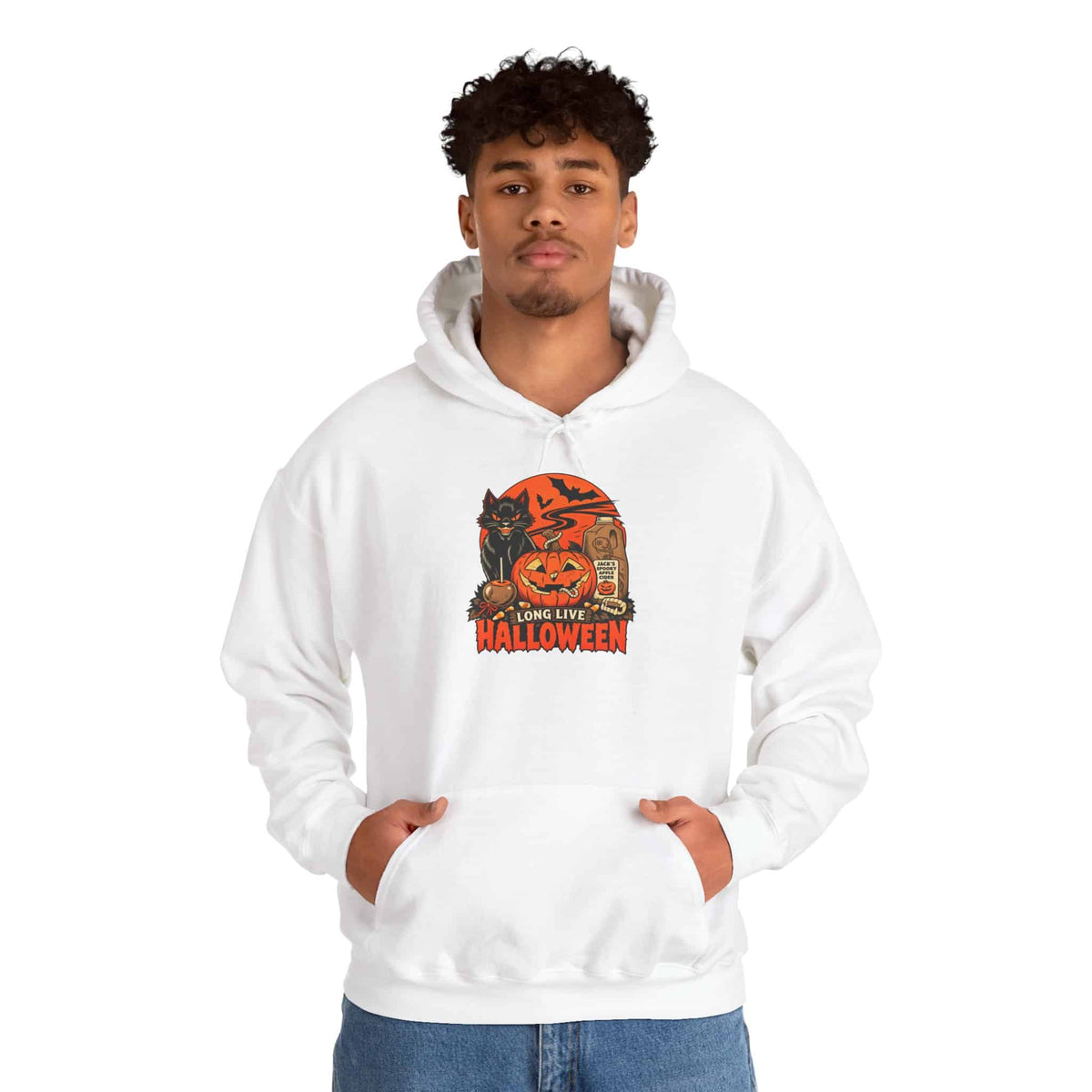 Midnight Cat Hooded Sweatshirt image 4
