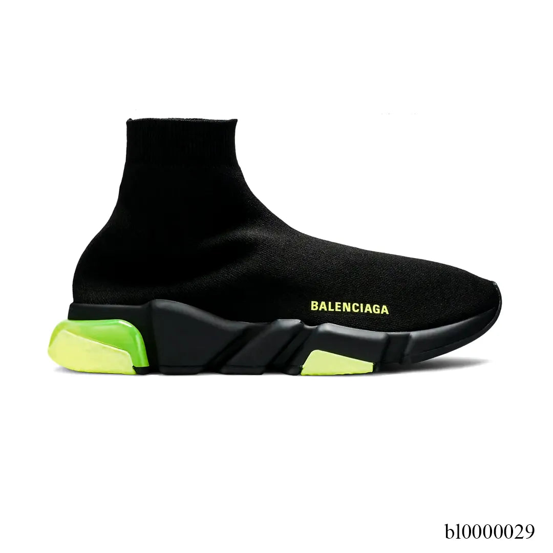 BLCG Speed Clear Sole Black Yellow Fluo Shoes Sneakers - bl0000029 image