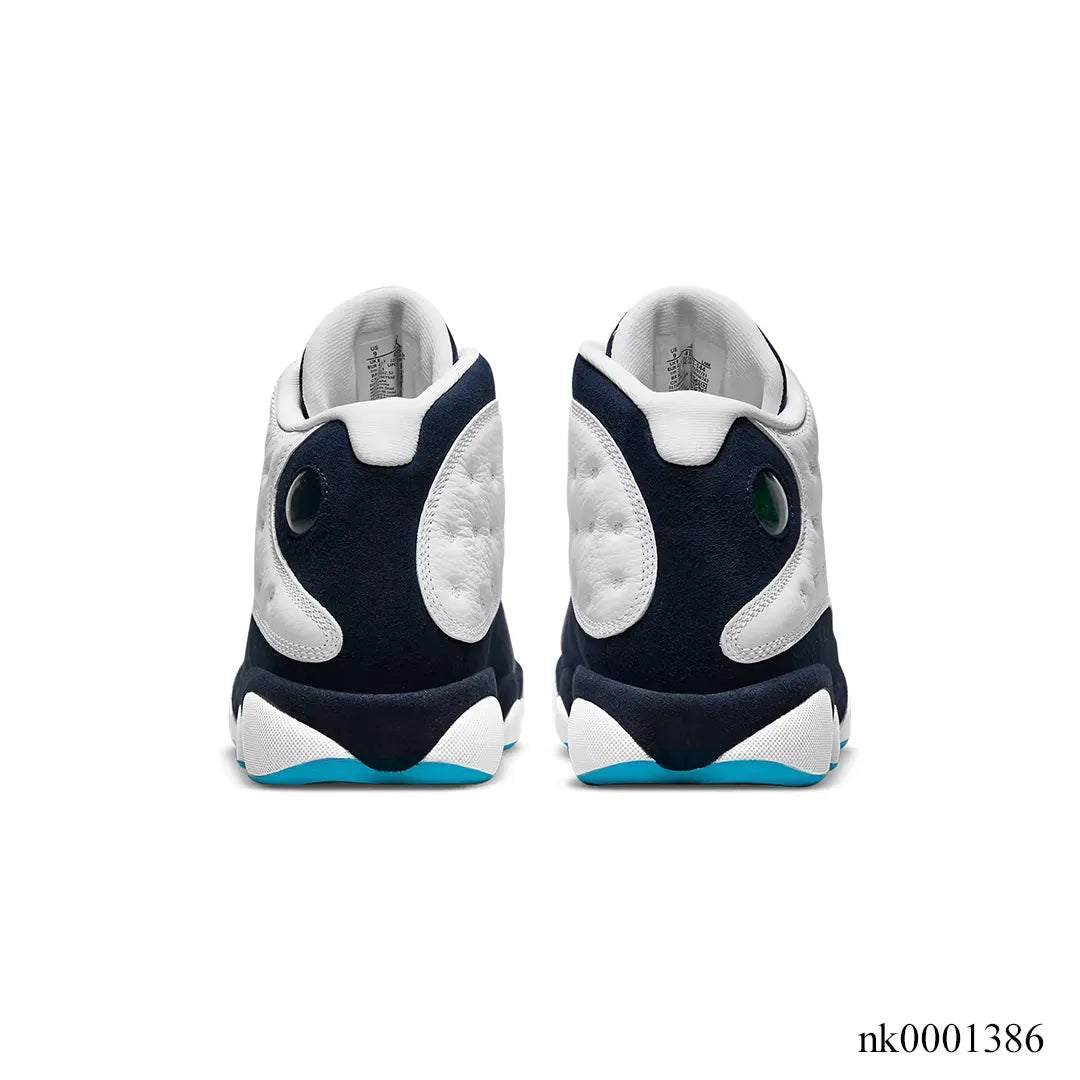 AJ 13 Retro White Obsidian Powder Blue Shoes Sneakers - nk0001386 image 4