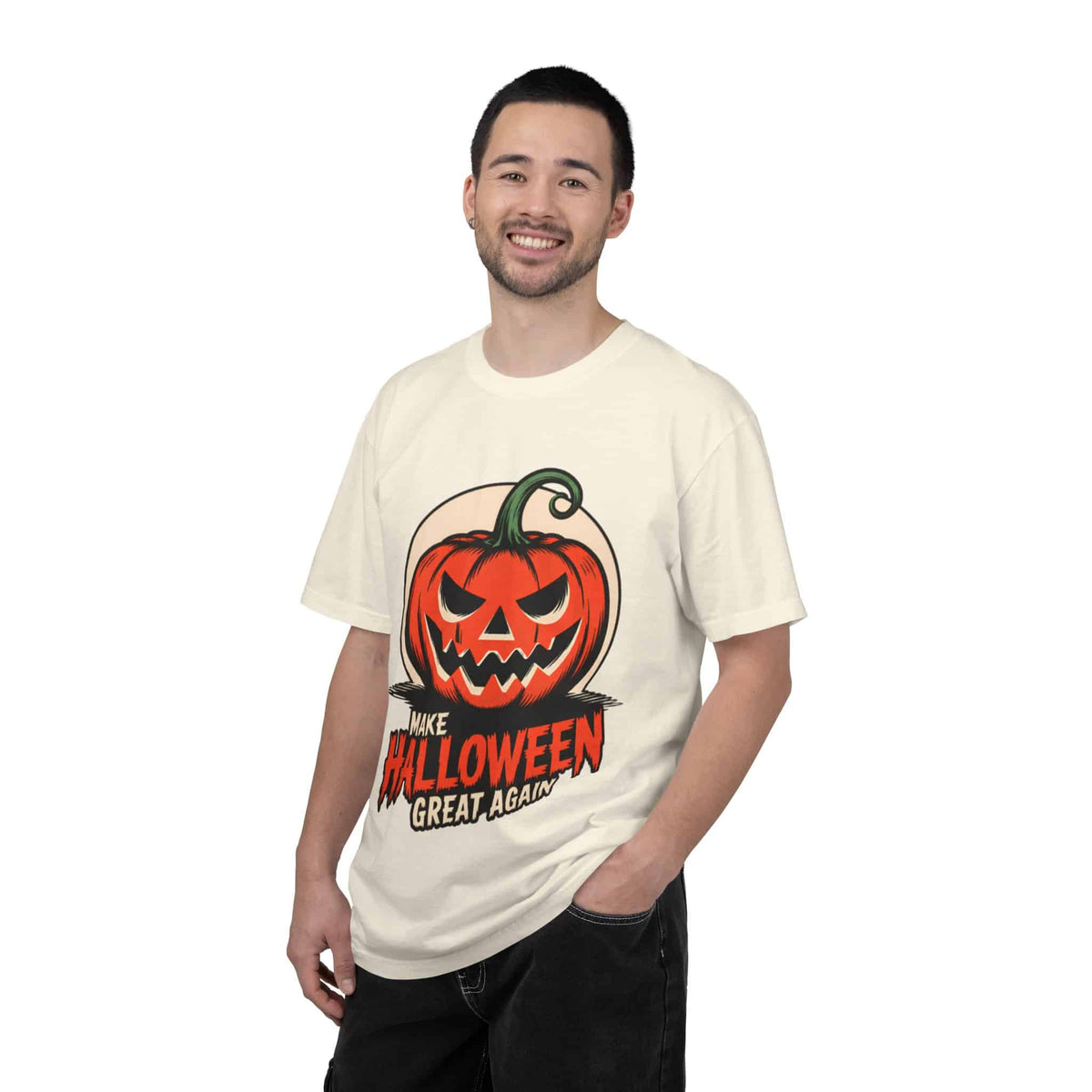 Make Halloween Great Again Unisex Garment-Dyed T-shirt image 30