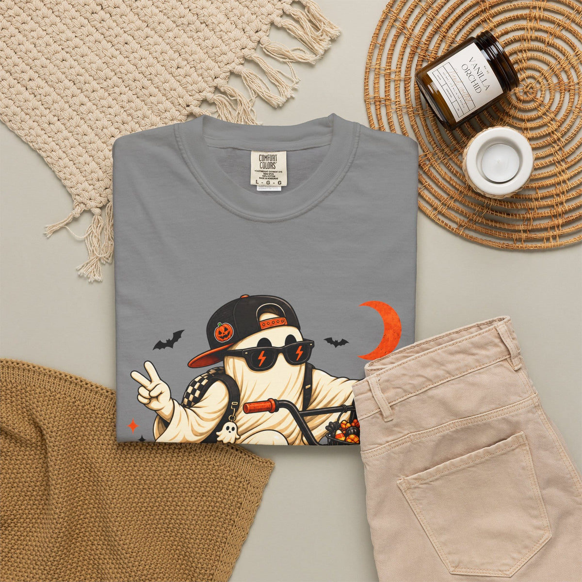 Gangster Mask Unisex Garment-Dyed T-shirt image 66