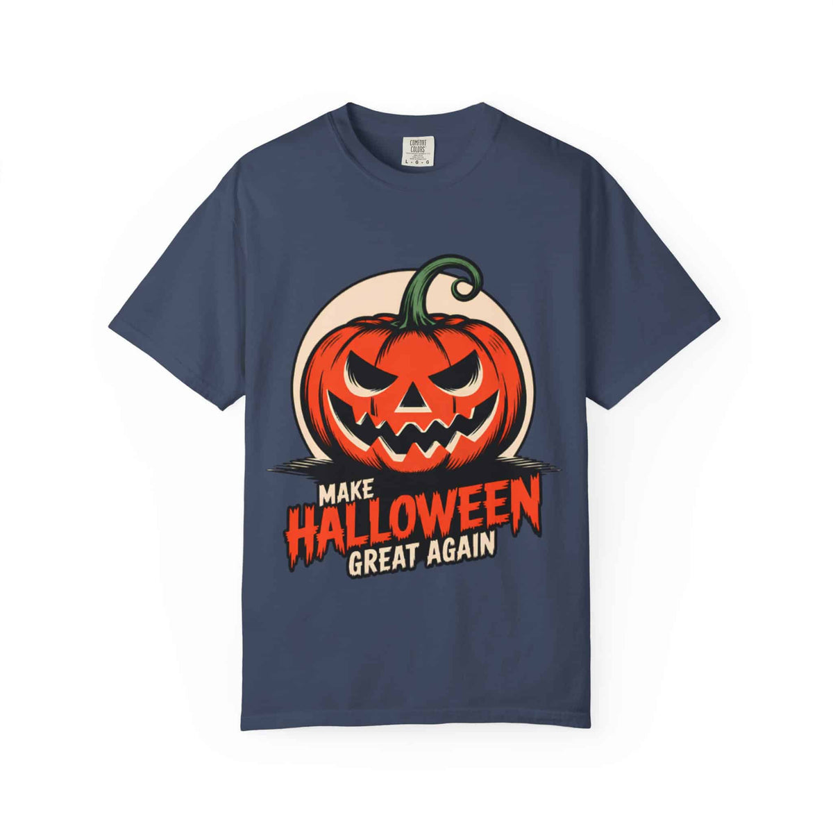 Make Halloween Great Again Unisex Garment-Dyed T-shirt image
