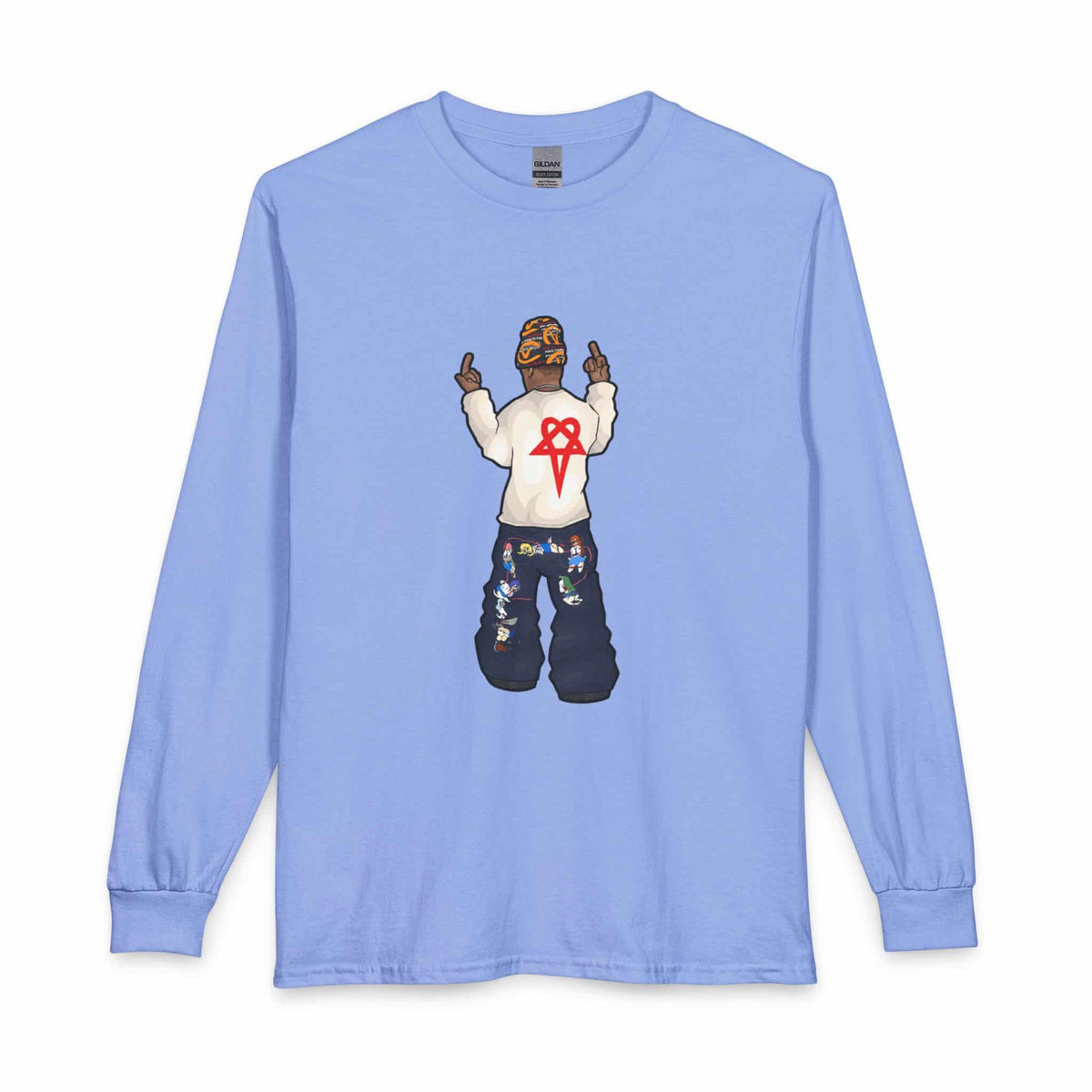 Rebel Attitude Long Sleeve T-Shirt image