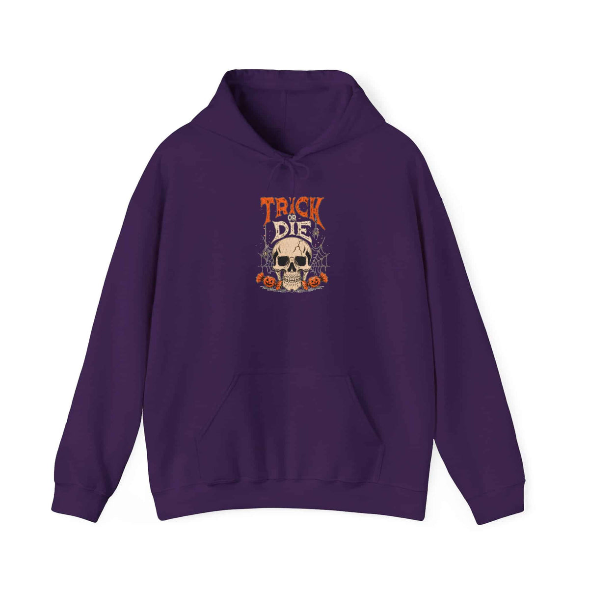 TRICK OR DIE Hooded Sweatshirt - 5XL, Purple image