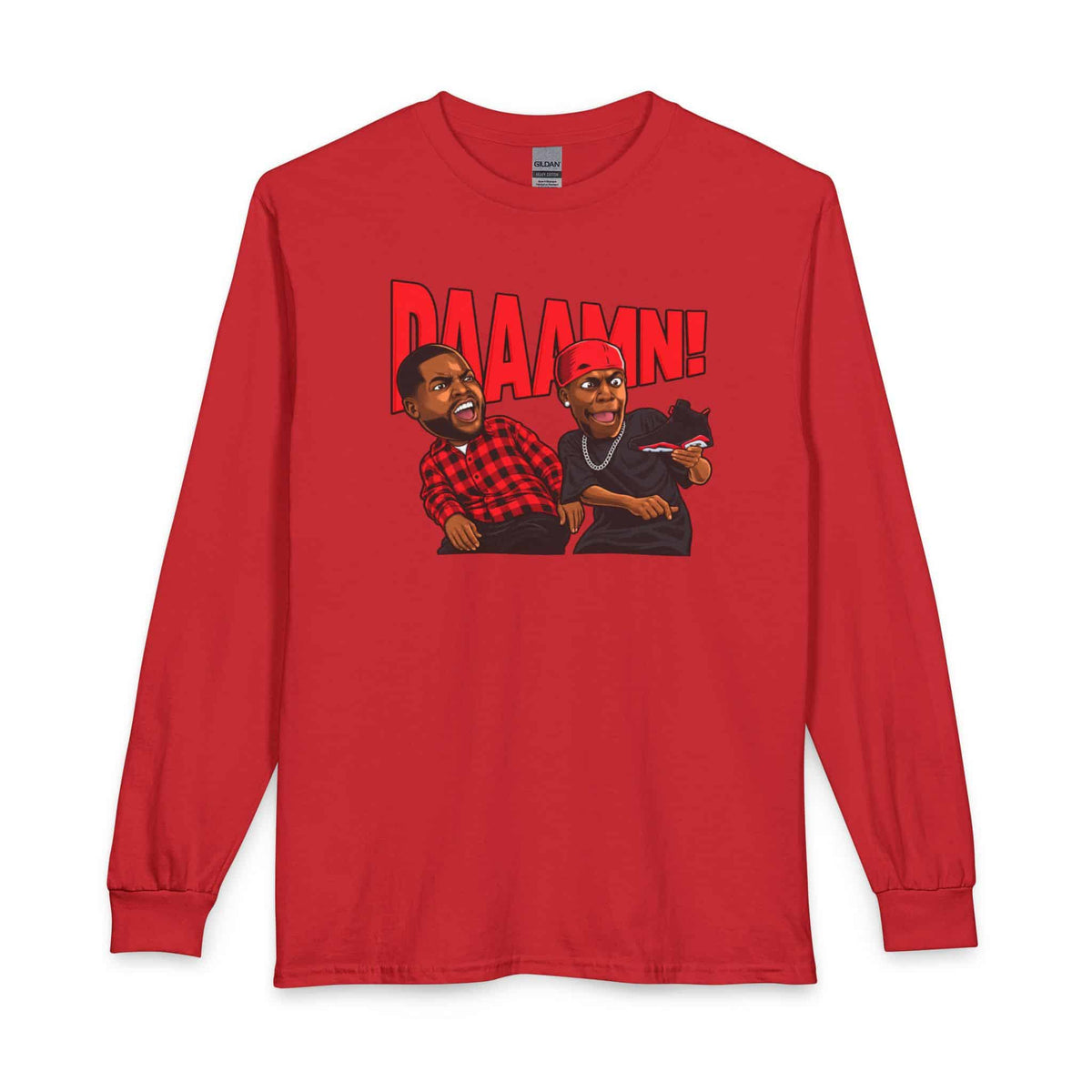 Graphic Print Long Sleeve T-Shirt - POD0035 image