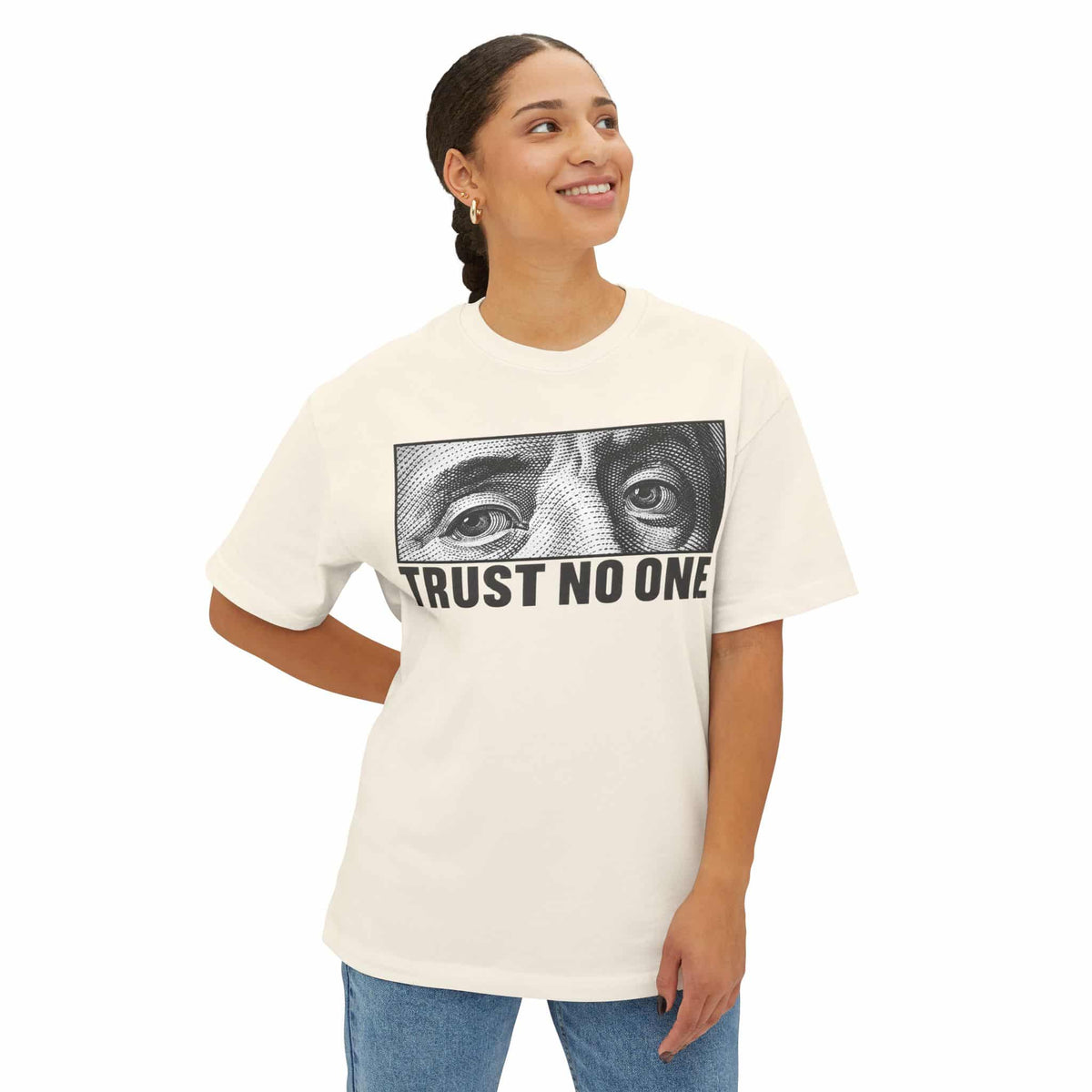 Graphic Print Unisex Oversized Boxy Tee - POD0039 image 7