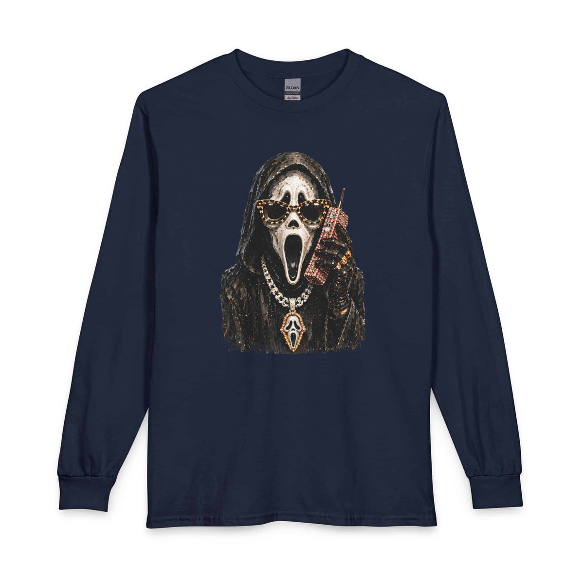 Halloween Ghostface Long Sleeve T-Shirt image 20