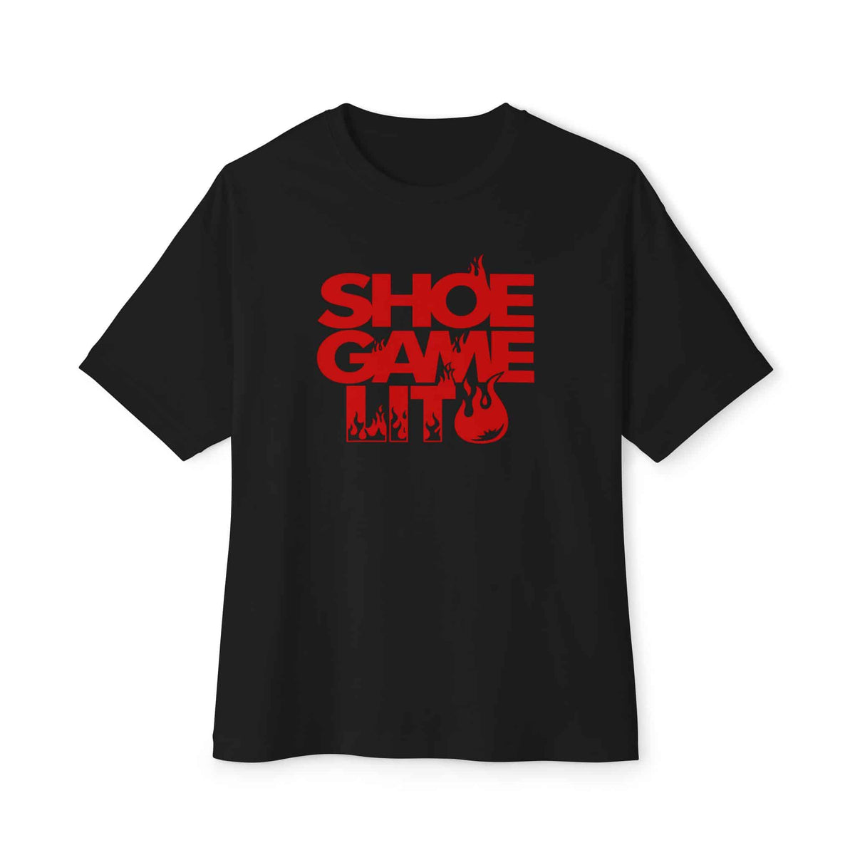 Graphic Print Unisex Oversized Boxy Tee - POD0040 image 0