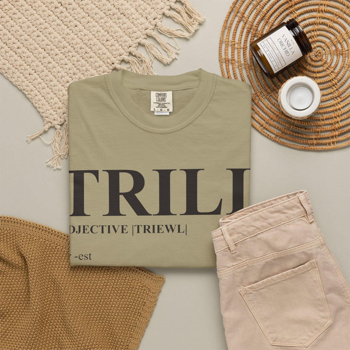 Trill Definition Unisex Garment-Dyed T-shirt image 43