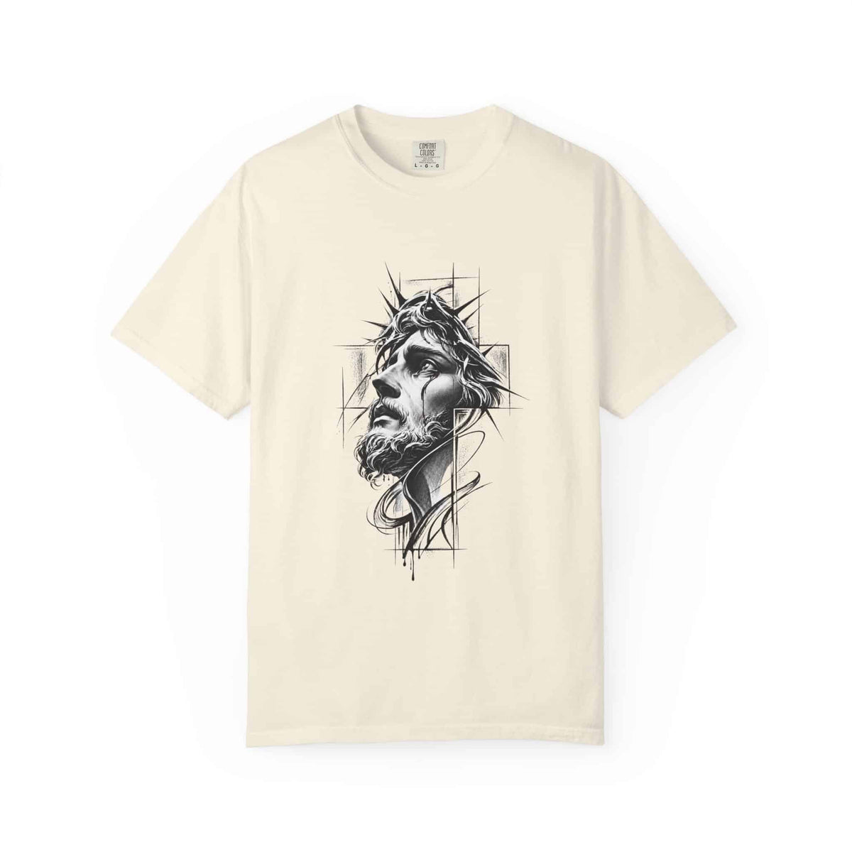 Crown of Faith 1 Unisex Garment-Dyed T-shirt image