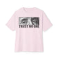 Graphic Print Unisex Oversized Boxy Tee - POD0039 - Soft Pink, 3XL image
