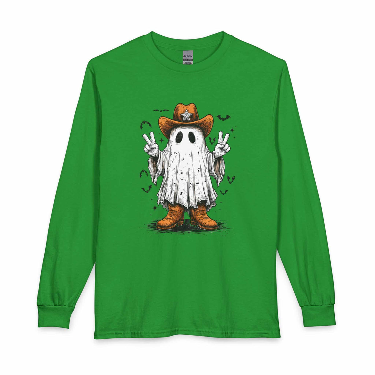 Howdy Ghost Long Sleeve T-Shirt image