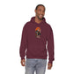 Retro Skater Skeleton Halloween Hooded Sweatshirt image 27
