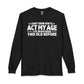 Graphic Print Long Sleeve T-Shirt - POD0034 image