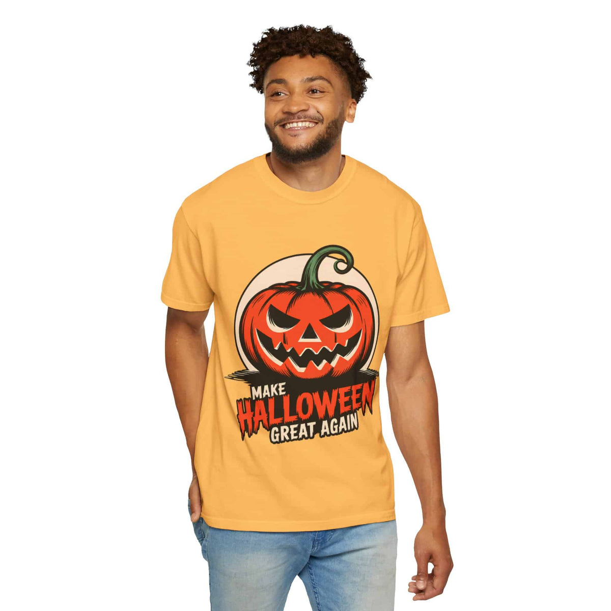 Make Halloween Great Again Unisex Garment-Dyed T-shirt image 52