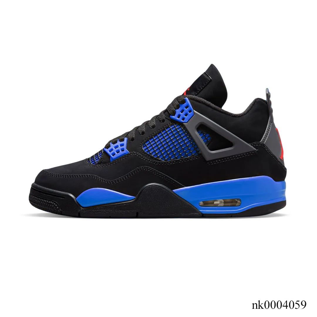 AJ 4 Retro Black Deep Royal Blue Shoes Sneakers - nk0004059 image 1