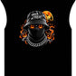 Spooky Streetwear Masked Unisex Garment-Dyed Muscle Tee image 0