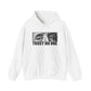 Graphic Print Hooded Sweatshirt - POD0039 - M, White image