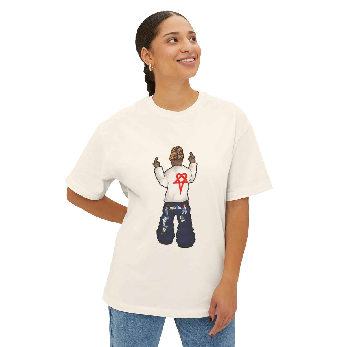 Rebel Attitude Unisex Oversized Boxy Tee image 15
