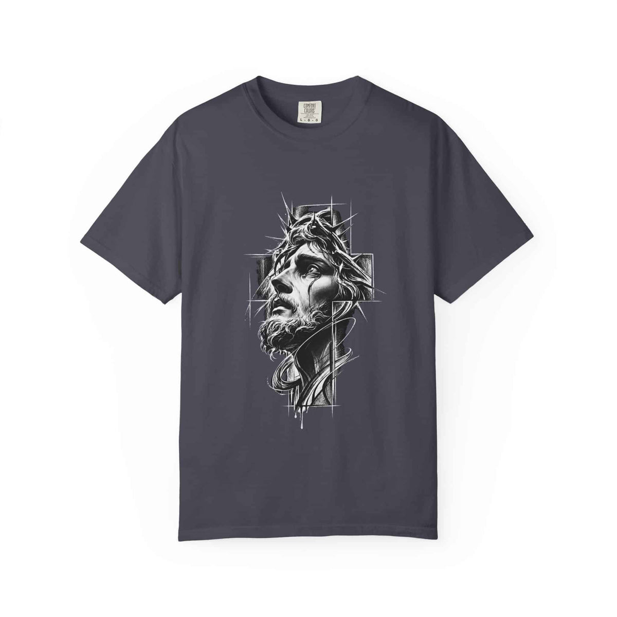 Crown of Faith 2 Unisex Garment-Dyed T-shirt image 99