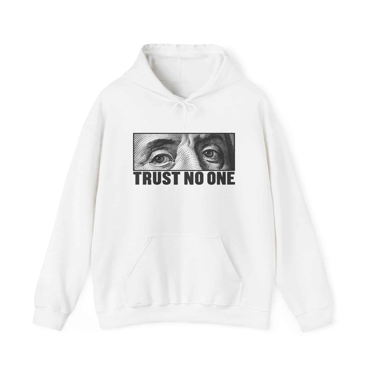 Graphic Print Hooded Sweatshirt - POD0039 - 4XL, White image