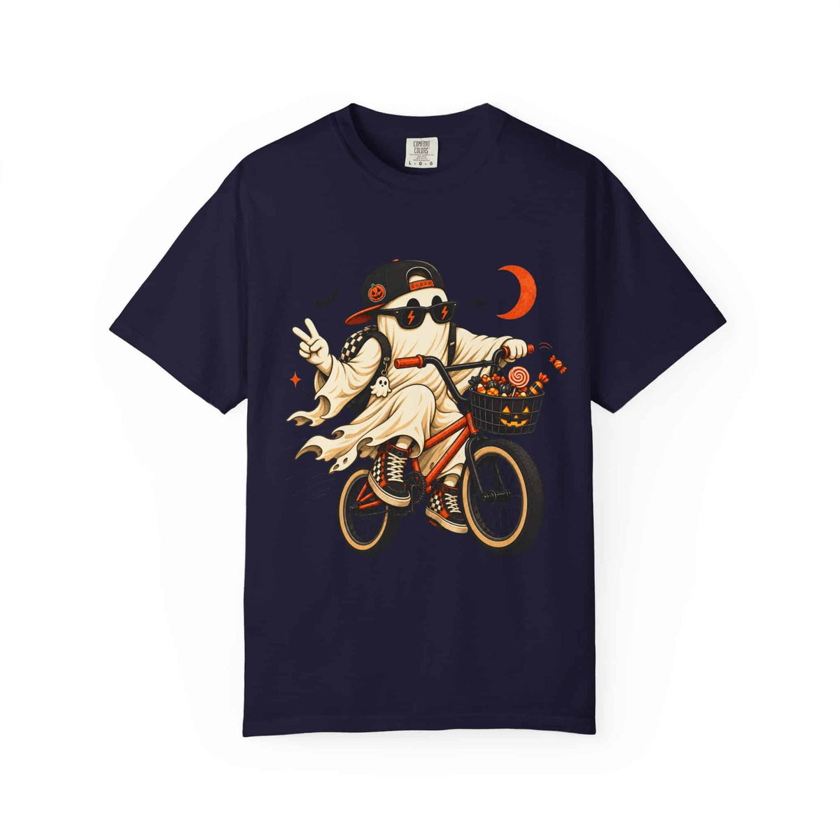 Gangster Mask Unisex Garment-Dyed T-shirt image