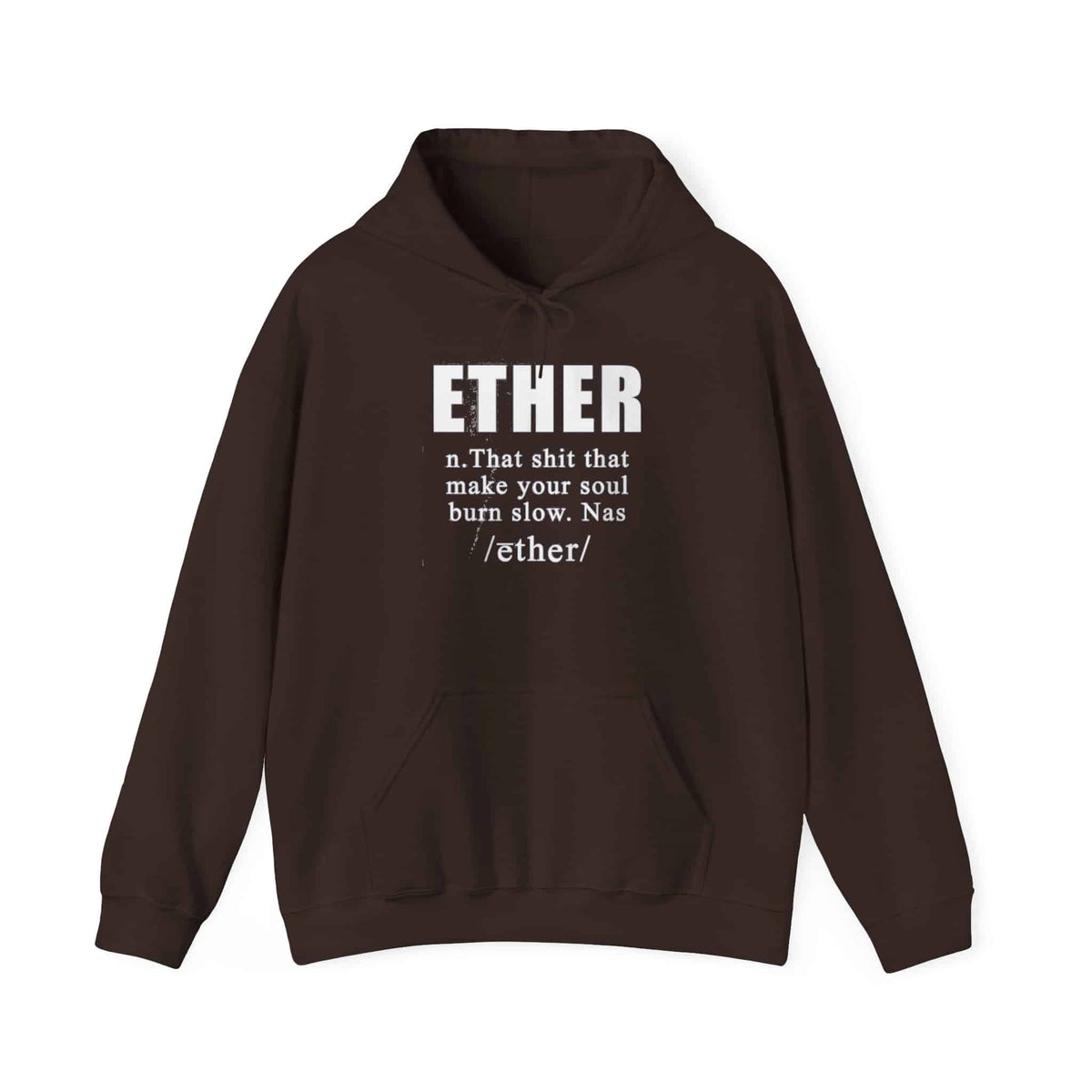 Ether Hooded Sweatshirt - 5XL, Dark Chocolate image