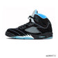AJ 5 Black UNC/ Black Carolina Shoes Sneakers - nk0004731 image 1