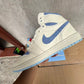 AJ 1 High OG Psychic Blue and Pale Ivory Shoes Sneakers – nk0005386 image 7