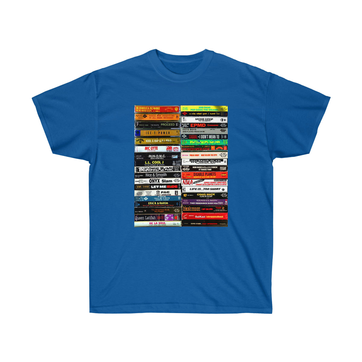 Rap Tapes Black Men T-Shirt - Royal, L image