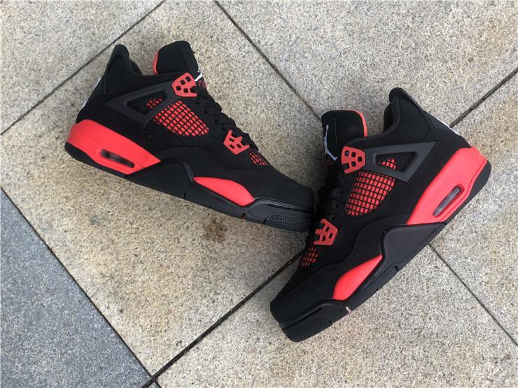 AJ 4 Retro Red Thunder Shoes Sneakers - nk0001682 image 3