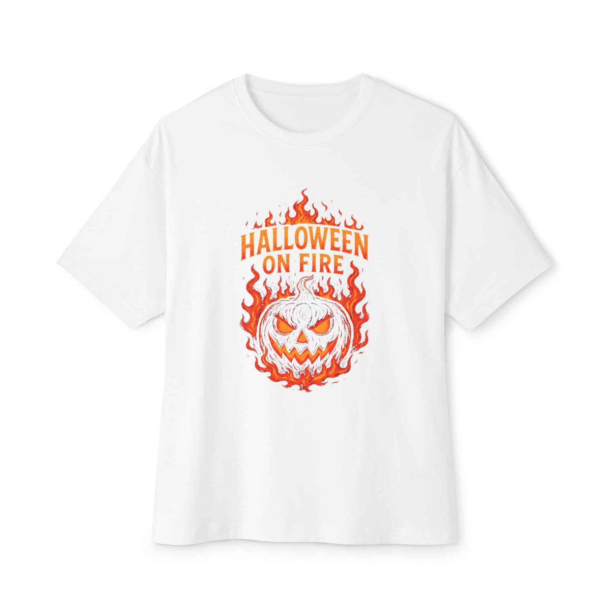 Halloween on Fire Unisex Oversized Boxy Tee image 42