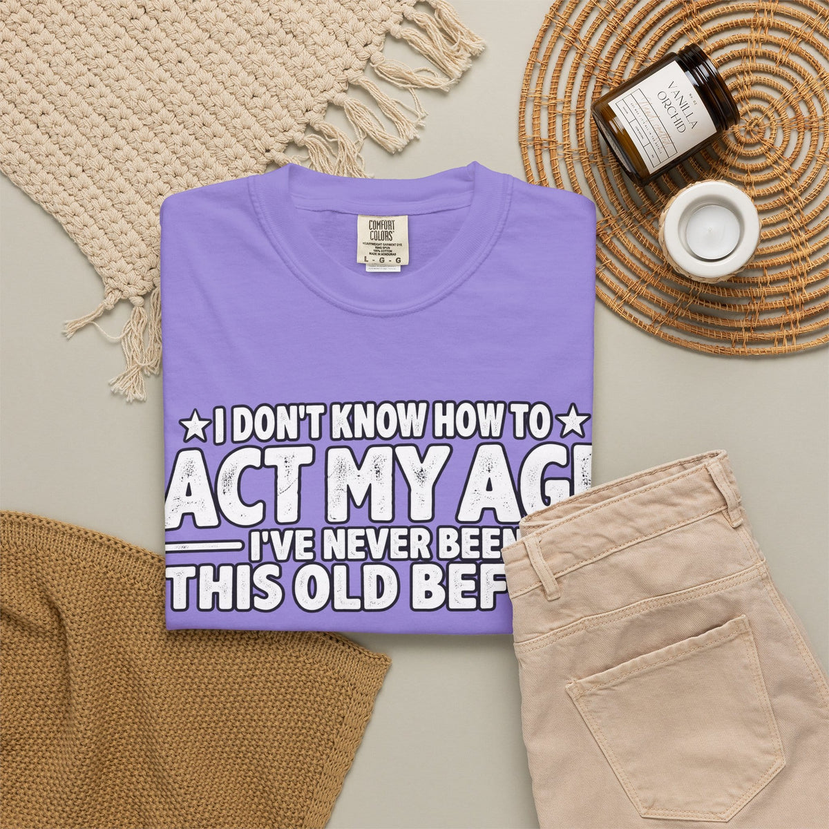 Graphic Print Unisex Garment-Dyed T-shirt – POD0034 image 31