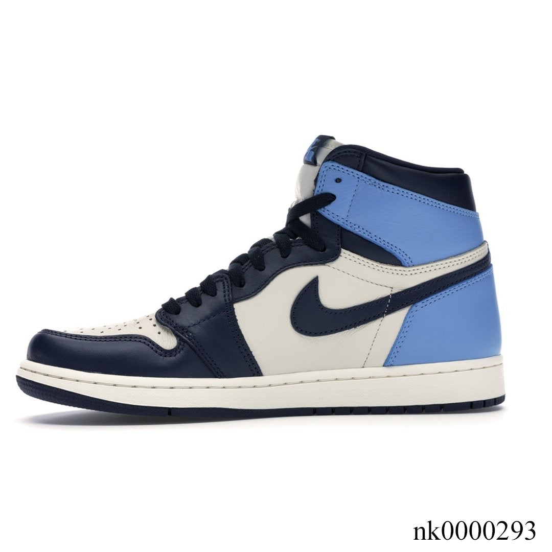 AJ 1 Retro High Obsidian UNC Shoes Sneakers - nk0000293 image 1