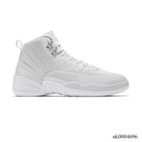 Air Jordan 12 Triple White Shoes Sneakers - nk0004696