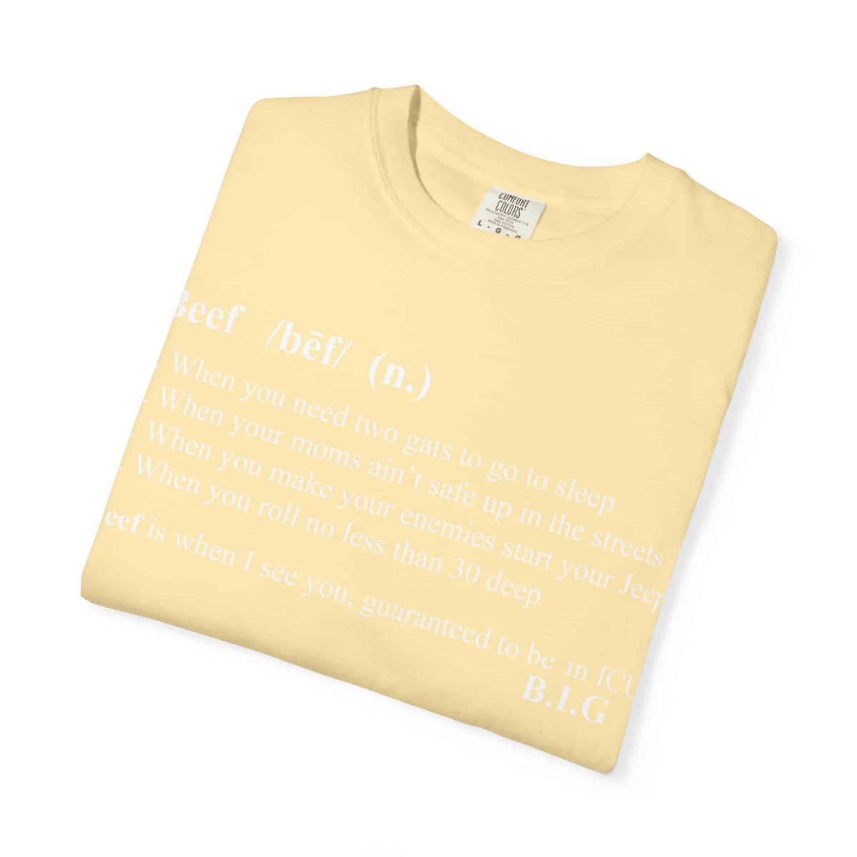 Beef Definition Unisex Garment-Dyed T-shirt image 14