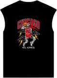 Graphic Print Unisex Garment-Dyed Muscle Tee – POD0038 image 0