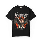 Sinner’s Flame Unisex Garment-Dyed T-shirt image 0