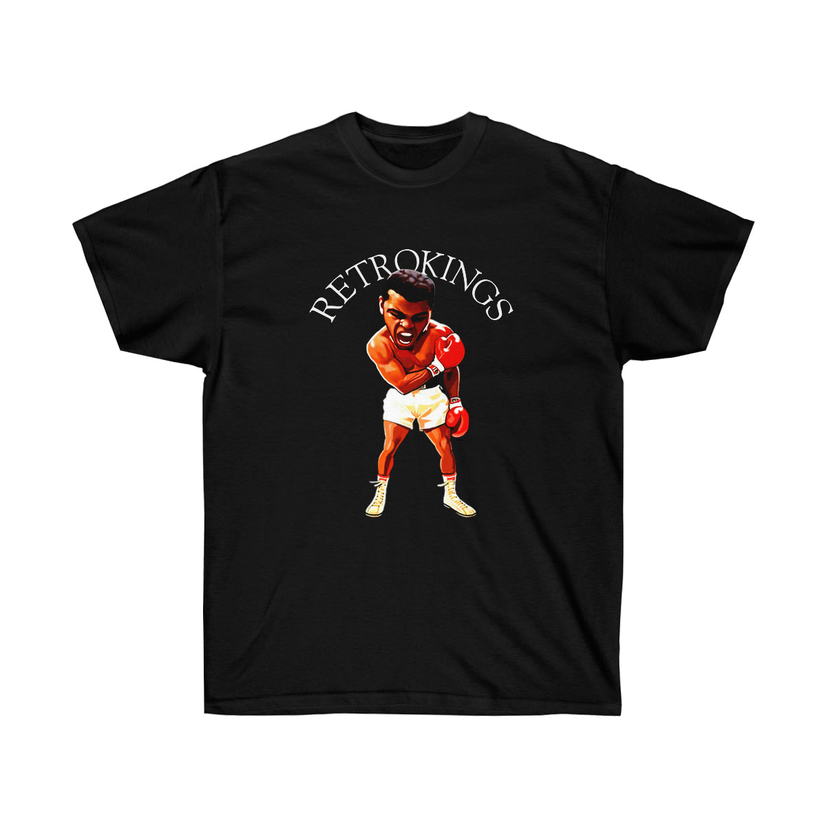 Rap Ali Retroking Men T-Shirt - Black, S image