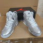 PSG x AJ 6 Metallic Silver Shoes Sneakers - nk0004782 image 5